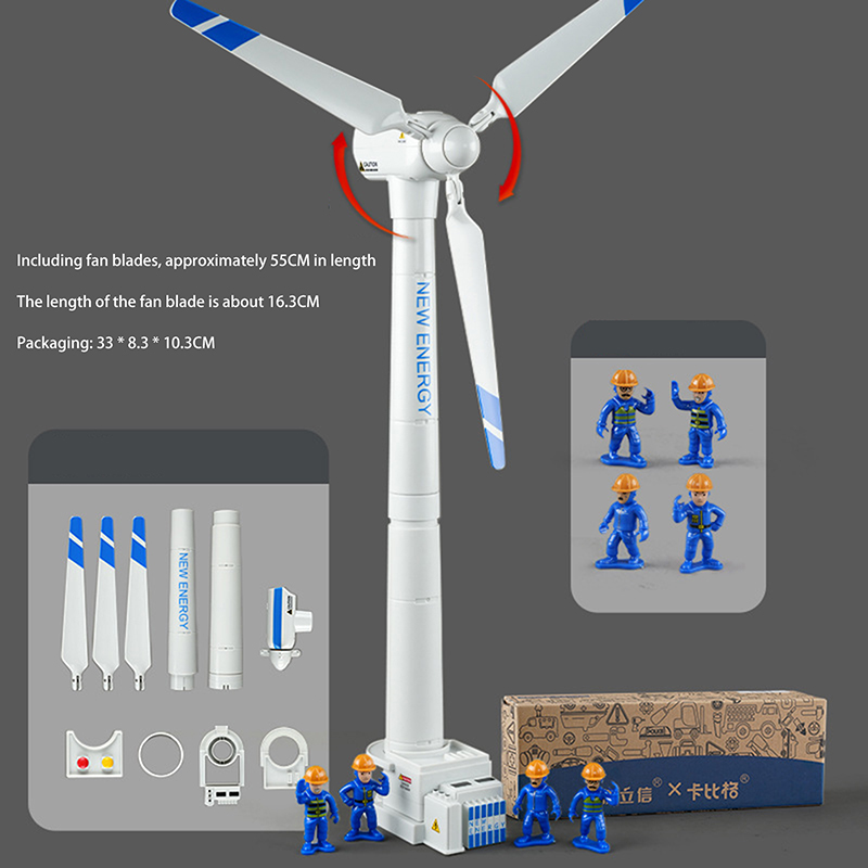 Science Kit - 子供用風力タービンモデルシミュレーションおもちゃ - 大型科学キット