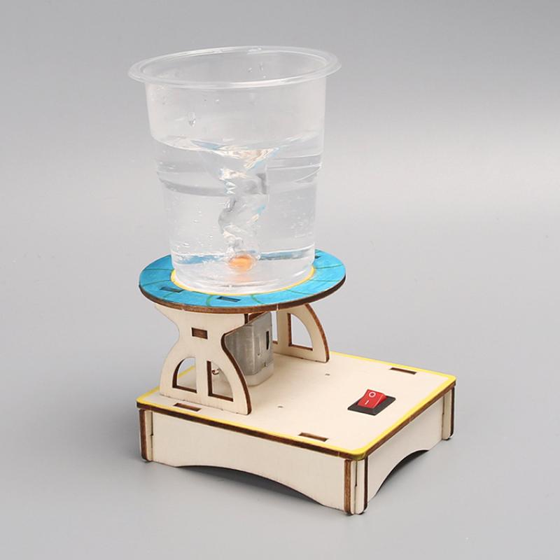 1 セット水トルネードスワールメーカー木製パズルノベルティ科 - Science Project Kit のレビューと価格